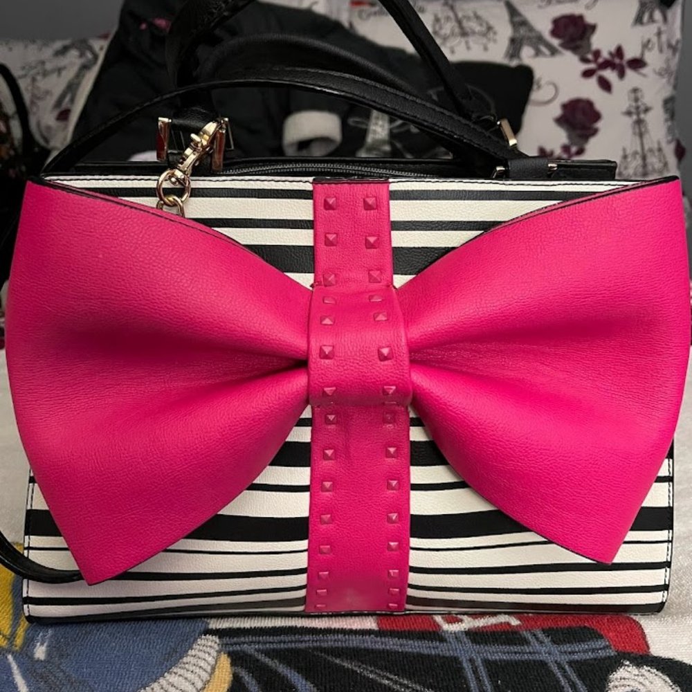 Betsy Johnson Handbag with Bow